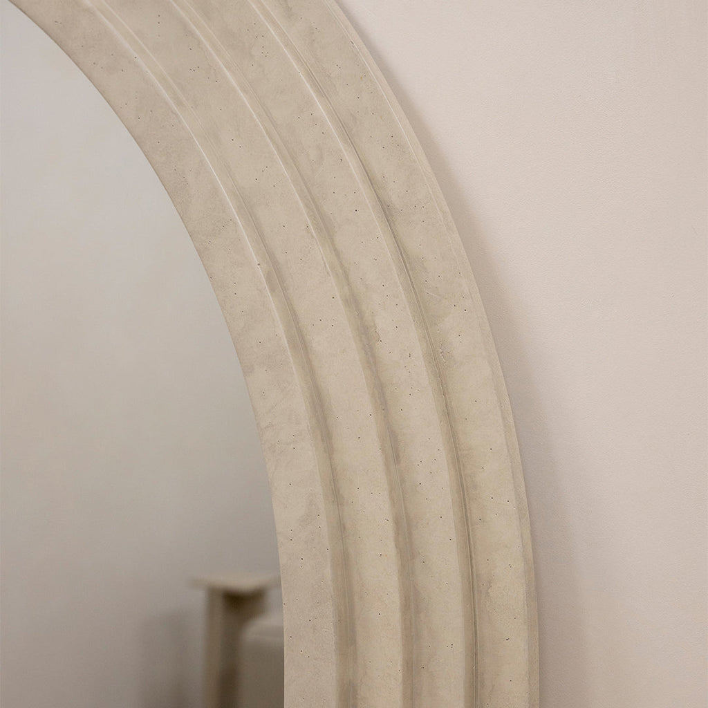 Full Length Arched Concrete Mirror 180cm x 110cm