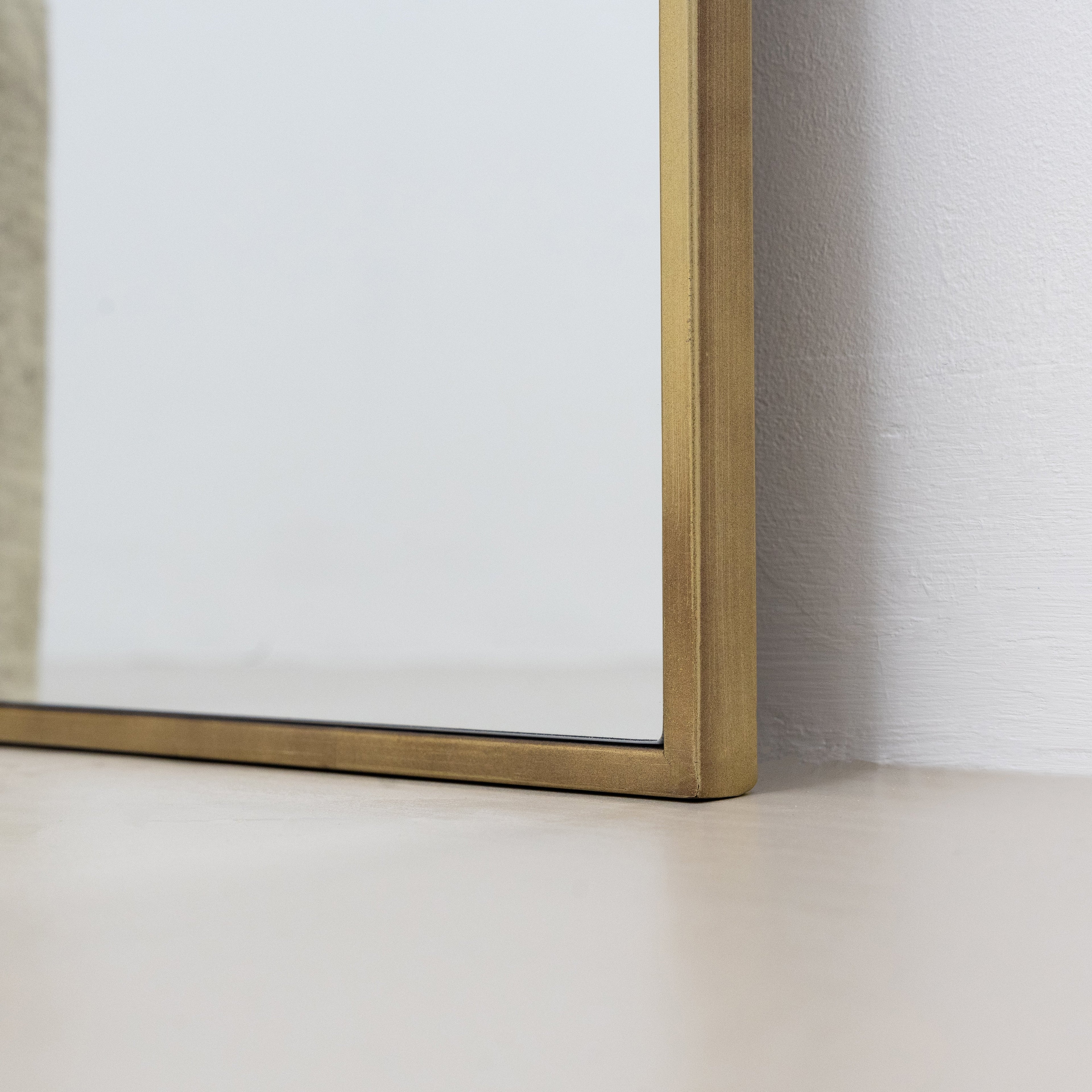 Full Length Gold Large Arched Metal Mirror 160cm x 60cm