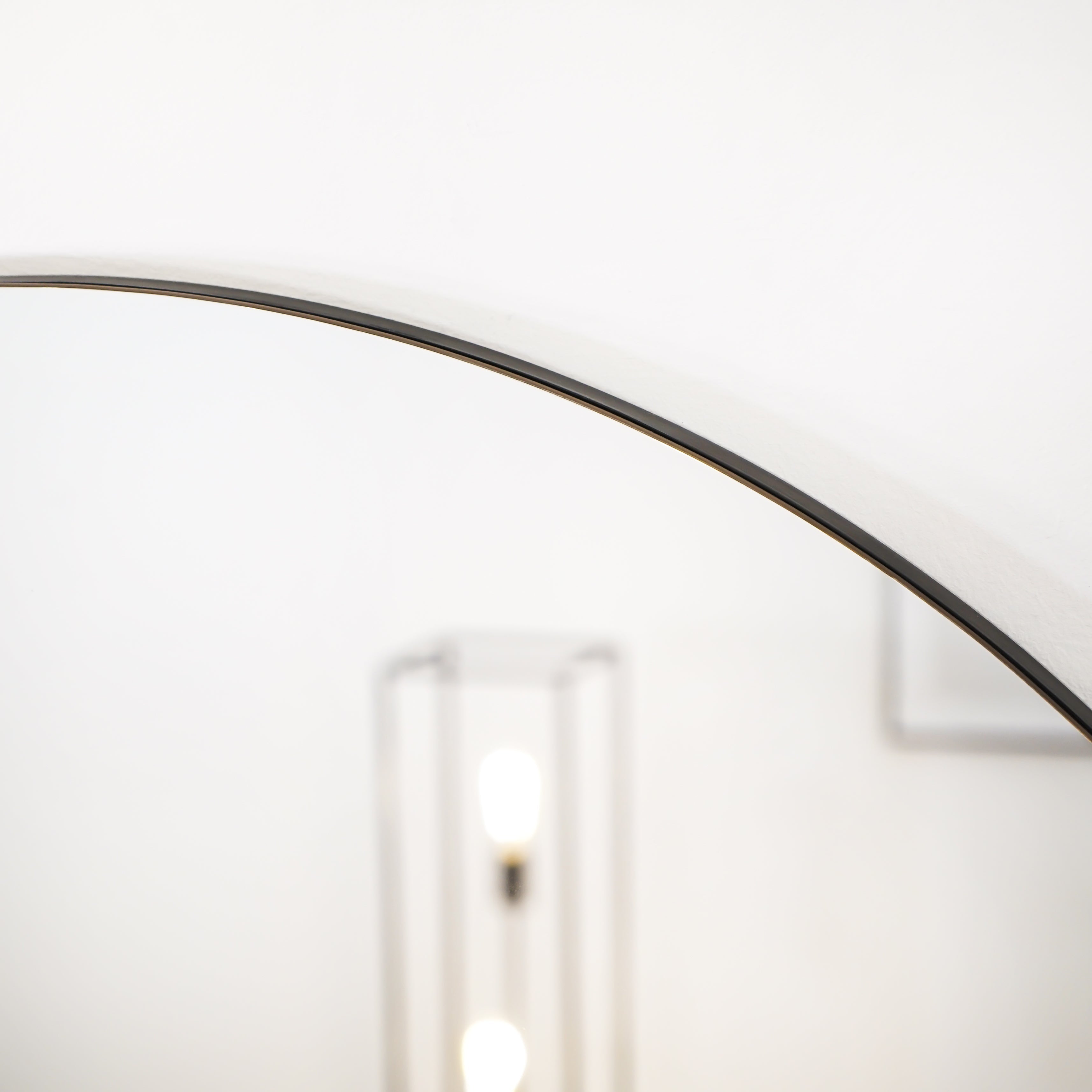 Large Frameless Arched Full Length Mirror 179cm x 80cm