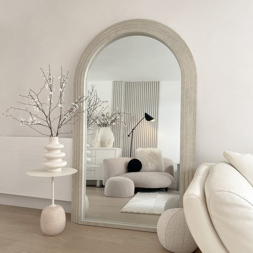 Full Length Arched Concrete Mirror 180cm x 110cm